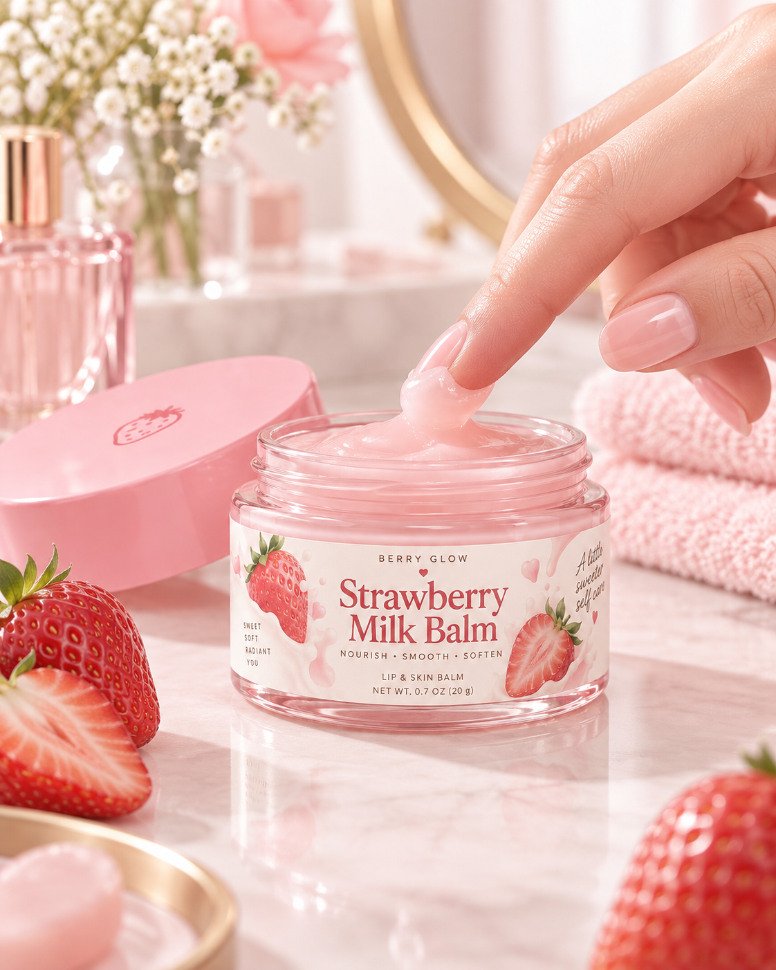 Strawberry Milk Balm