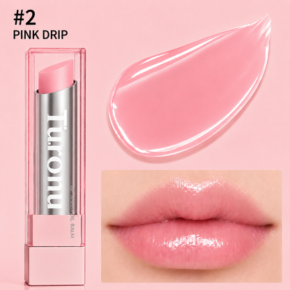 🔥Last Day Buy 1 Get 1 Free 🔥Turonu glow veil lip sheen oil balm