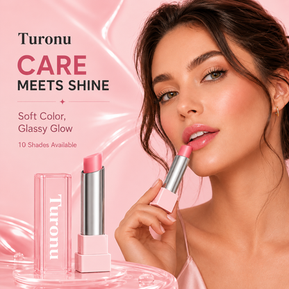 🔥Last Day Buy 1 Get 1 Free 🔥Turonu glow veil lip sheen oil balm